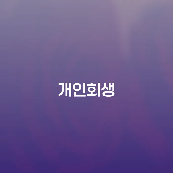개인회생폐지 후 재신청 개인회생 적정한