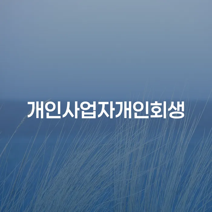 보성군 개인회생재신청 개인회생으로 해결방법 선택해야 하는